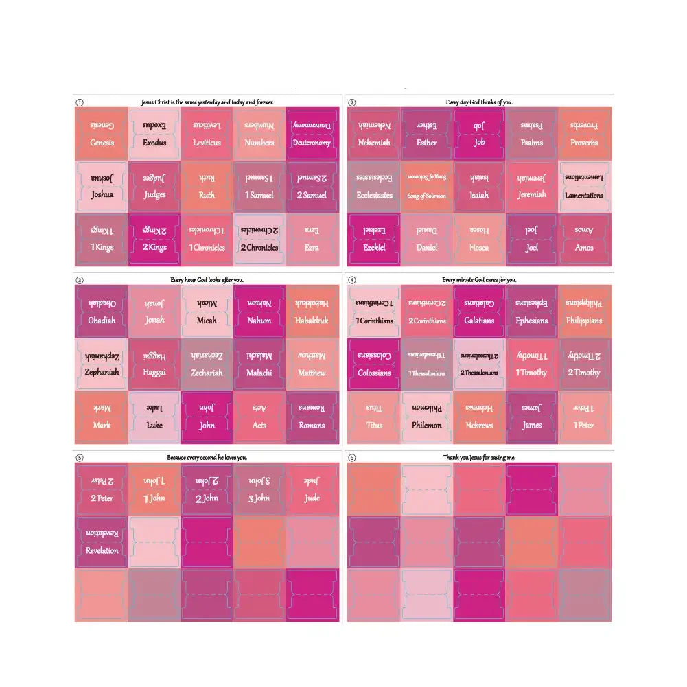 5/6 Pcs Bible Tabs