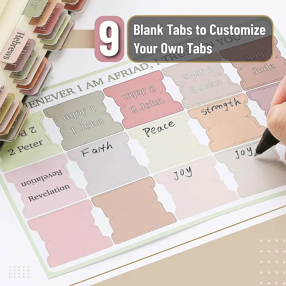 5/6 Pcs Bible Tabs
