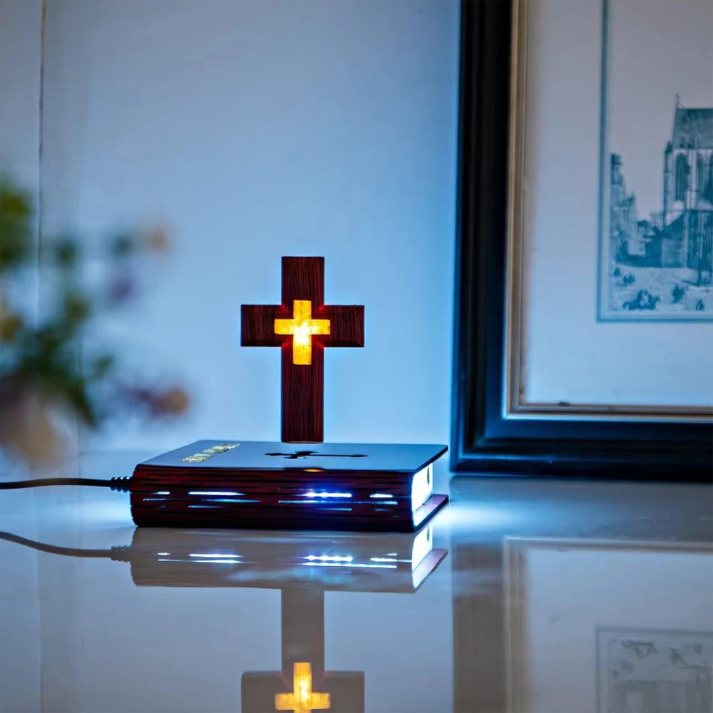 Levitating Bible Lamp